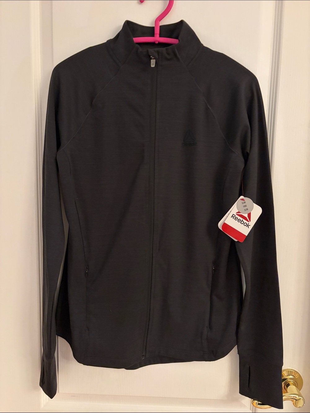 Reebok Women’s Black Lightweight Full-Zip Jacket